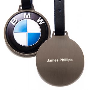 Bag Tag metal - round