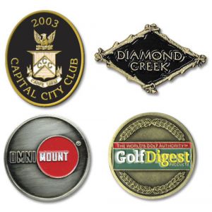 Golf ball marker – metal, die struck