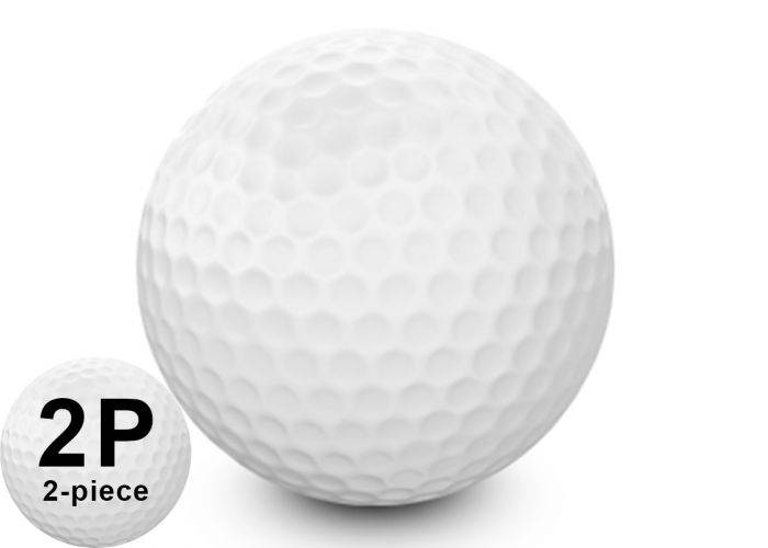 Blank White Golf Balls Without Brand Name Or Numbers