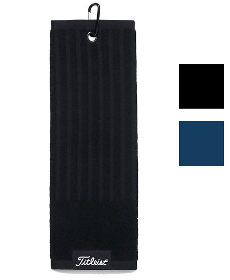 Titleist Tri Fold Golf Towel - Navy Titleist Tri Fold Golf Towel - Navy
