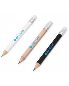 Golf pencil with white eraser